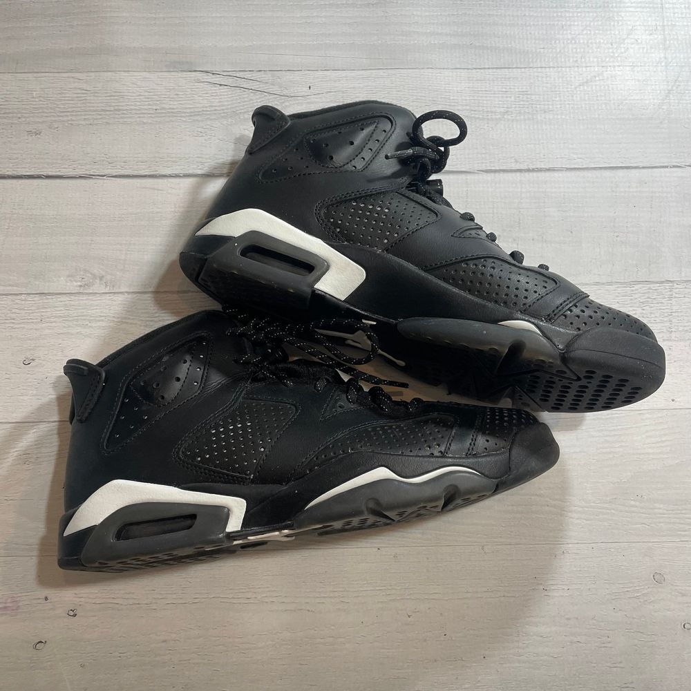 Nike Jordan 6 Retro Black Cat GS 384665-020 Youth Sneakers Size 6.5